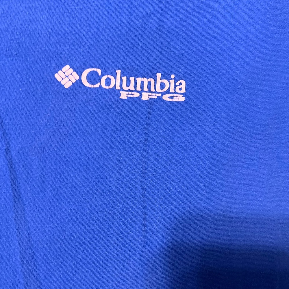 Columbia PFG Royal Blue Tee
